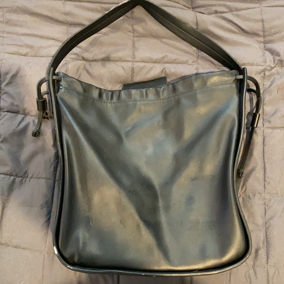 Black French connection bucket hobo bag - Picture 3 of 5